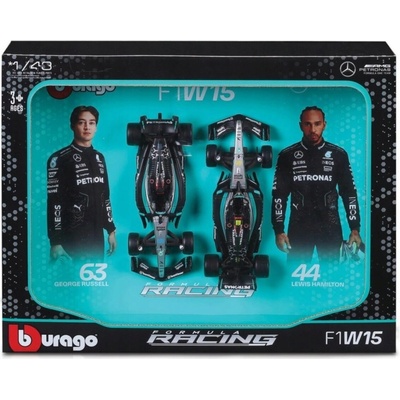 Bburago Mercedes-AMG W15 Hamilton Russell SADA MODELŮ F1 -38115 1:43
