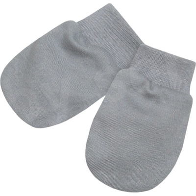 Baby Service Rukavičky pro novorozence bavlněné úplet Šedé – Hledejceny.cz