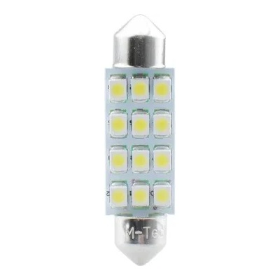 m-tech LED C5W 41mm 12xSMD3528 крушка (L030B)