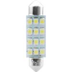 m-tech LED C5W 41mm 12xSMD3528 крушка (L030B)