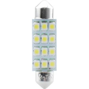 m-tech LED C5W 41mm 12xSMD3528 крушка (L030B)