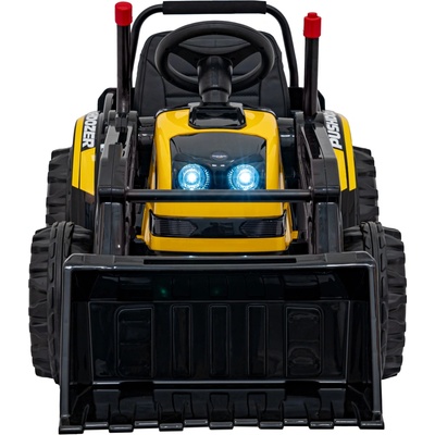 Joko elektrický Traktor Pushdozer s Predným Nakladačom žlutá
