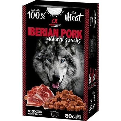 Alpha Spirit Dog Natural Snack Iberian Pork 80 g