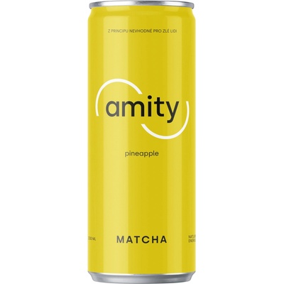 Amity Matcha ananas plech 330 ml
