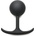 Heavy Hitters Comfort Plugs Premium Silicone 4.7" Weighted Round Plug Extra Large Black