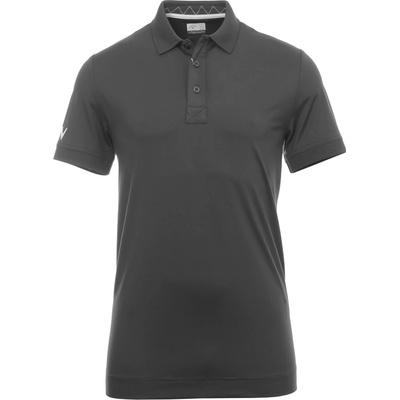 Callaway Solid Ribbed pánské tričko černé