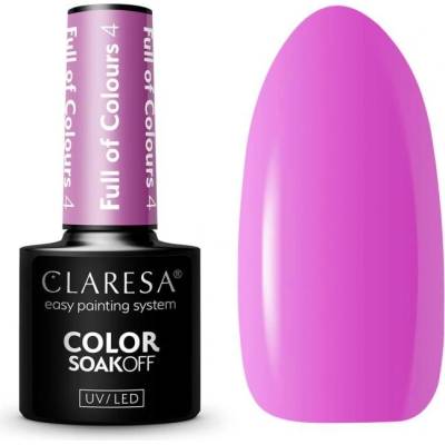 Gél lak na nechty Claresa Full of Colours 4 5 g