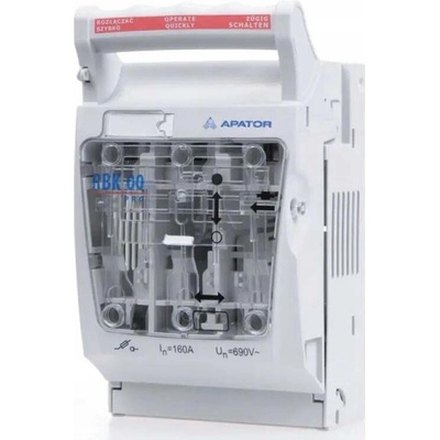 Pojistkový odpínač kazetový Apator RBK 00 PRO-M 160A 63-823256-121