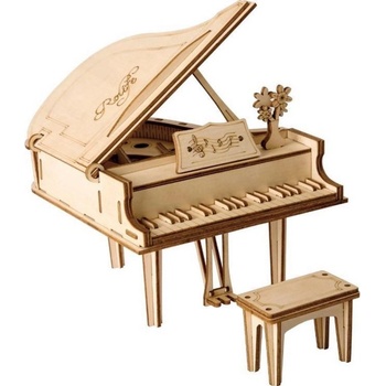 Image 1 of Robotime Дървен 3D пъзел Robo Time от 74 части - Роял (TG402)