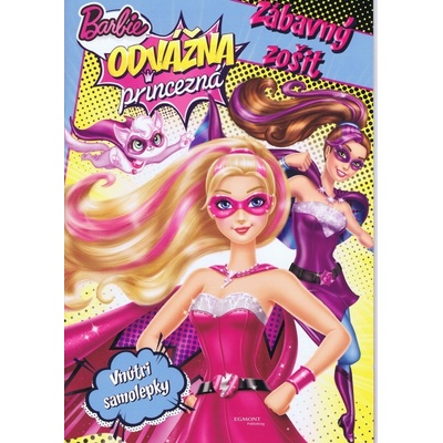 Barbie Odvážná princezna Omalovánky Mattel