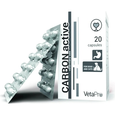 VetaPro CarbonActive 60 kapsúl