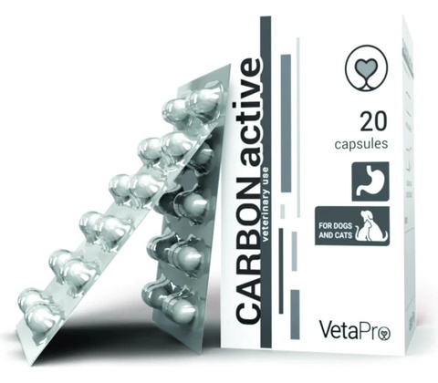 VetaPro CarbonActive 60 kapsúl