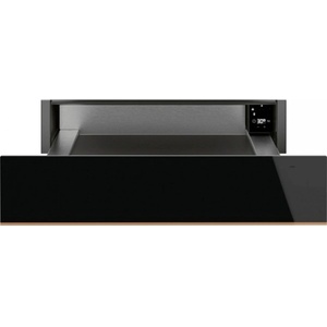 SMEG Затоплящо чекмедже SMEG CPRT615NR, Серия Dolce Stil Novo, Черно стъкло с меден профил (CPRT615NR)