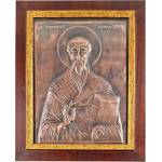  МЕДНА ИКОНА ГОЛЯМА В РАМКА СВЕТИ КЛИМЕНТ ОХРИДСКИ