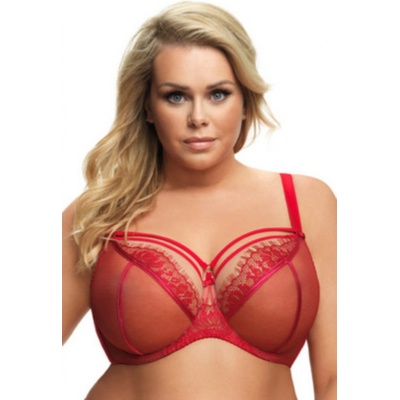 Gorsenia K496 Paradise mäkká podprsenka červená