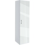 Bogdan Furniture G Еднокрилен гардероб Мебели Богдан, модел BM-Ava 1, бял гланц