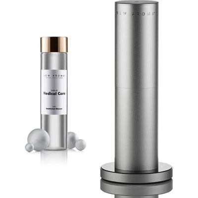 New Aroma difúzer Tower silver + 200 ml olej Medical Care