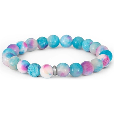 Agato Korálkový náramok z jadeitu MINK136/17