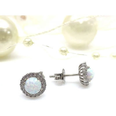 Jan Kos jewellery zlaté náušnice s opálem 59641044