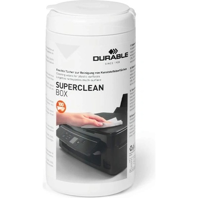 DURABLE Устойчиви кърпички за пластмаса 100 бр. /кутия 570802 (570802)