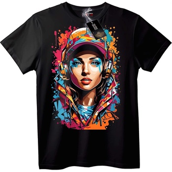 NOONEBRAND Тениска Наситени Слушалки Изкуство - XS, White