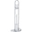 WENKO 16608100 - WC четка COSENZA 33x84 cm лъскав хром/сатен (WE0147)