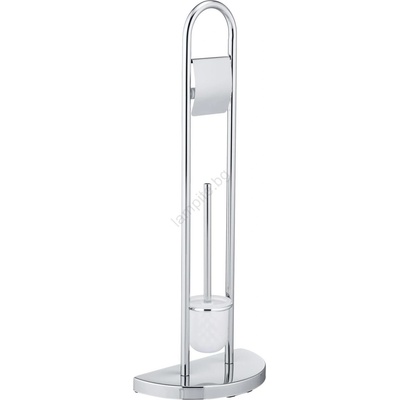 WENKO 16608100 - WC четка COSENZA 33x84 cm лъскав хром/сатен (WE0147)