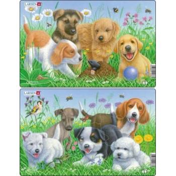 Image 1 of Larsen - Детски пъзел - Кучета - 9 части (CU4)