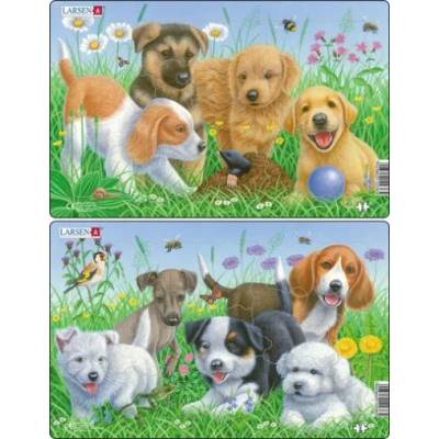 Larsen - Детски пъзел - Кучета - 9 части (CU4)