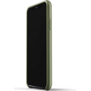 Pouzdro MUJJO Full Leather Case iPhone XR - olivové