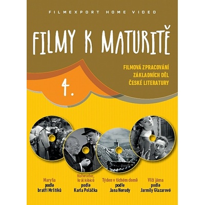 Filmy k maturitě 4 - 4 DVD (digisleeve)