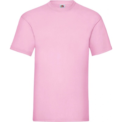 Fruit of the Loom tričko Valueweight T krátký rukáv pánské COT16103604001-light pink