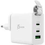 j5create Мрежово зарядно j5create JUP3565CV - 65W USB-C/A (JUP3565CV-N)