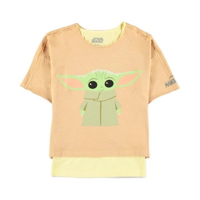 The Mandalorian The Child Girls Double Sleeved T shirt