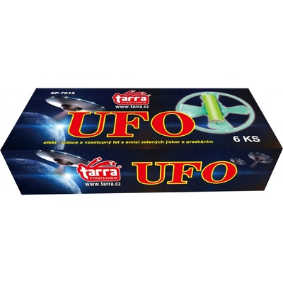 UFO 6 kusů létajících koleček 96x6 Čína EP-7012