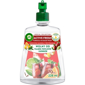 Air Wick Active Fresh Ovocná Sangria s korením/ Spiced Fruity Sangria 228 ml Náplň