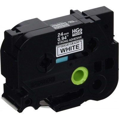 Brother HGe-151, 24mm x 8m, 5ks, čierna tlač / priehľadný podklad, originálná páska