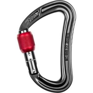 Ocun Винтов карабинер Ocun Raven Screw Screwgate carabiner - Anthracite - размер One Size (322-0232-0111)