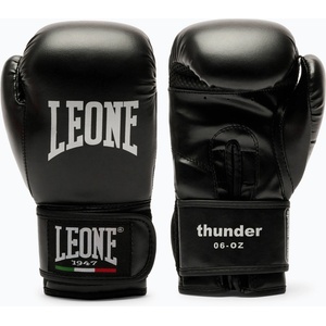 LEONE 1947 Детски боксови ръкавици LEONE 1947 Thunder Jr черни