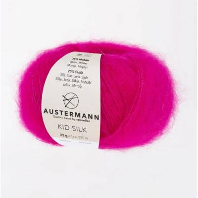 Pletací příze Austermann Kid Silk Barva: 43 CYCLAM