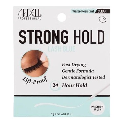 Ardell Strong Hold Lash Glue Clear voděodolná lepidlo na řasy 5 g