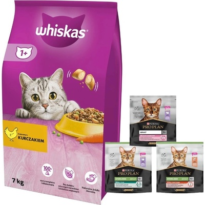 Whiskas Adult s kuracím mäsom a zeleninou 7 kg