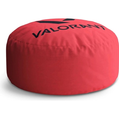 Sablio Taburet Circle VALORANT Red: 38x48 cm
