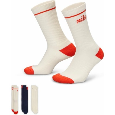 Nike EVERYDAY PLUS 3 PAIRS HV6864-902 béžová