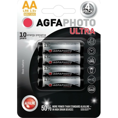 Solight AgfaPhoto Ultra baterie LR06/AA 4 ks AP-LR06U-4B