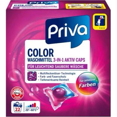 Priva Color 3v1 Aktiv prací kapsle 22 PD