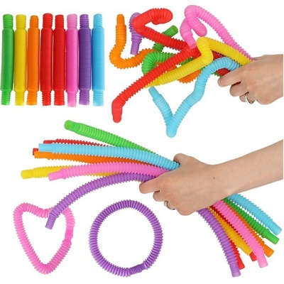 Montessori senzorické naťahovacie rúrky Pop Tube 8ks