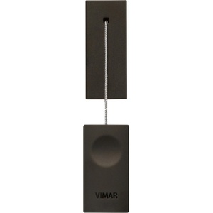 Vimar 30054. G Бутон с корда Linea, 1Р NO/NC 10 A 250 V~ 1M, с копче и кабел 1, 5м, Black, (VM30054.G)