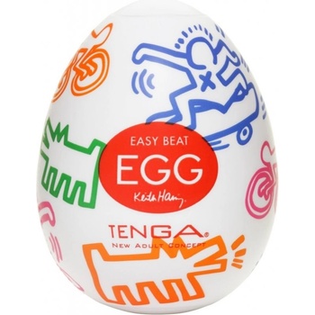 TENGA Keith Haring Egg Street еднократен мастурбатор 7 см