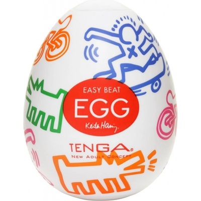 TENGA Keith Haring Egg Street еднократен мастурбатор 7 см